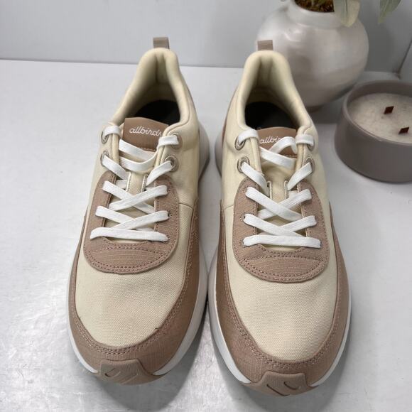 allbirds Men\'s Casual Chunky Sneakers in Cream and Tan main image 8